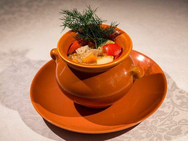 Корчма Диканька - Бабушкино жаркое со свининой по-домашнему