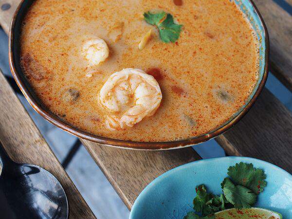 Молоко кофе сахар - Суп Том ям