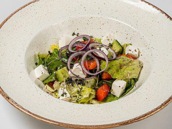 Блиныпицца - Греческий с брынзой