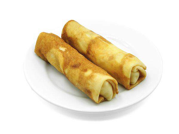 Теплого хлеба - Блинчики с сыром и ветчиной