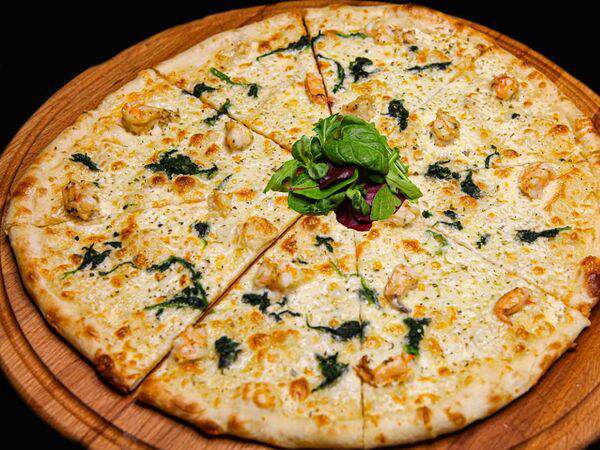 Модус - Пицца Шпинат с креветками