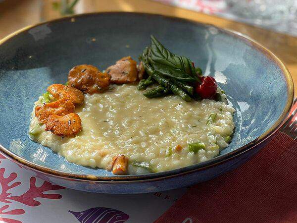 Рыбы бы - Фермерская Буррата с печеными баклажанами и сладким перцем