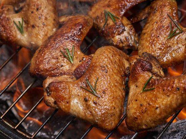 На углях - Шашлык из куриных крыльев