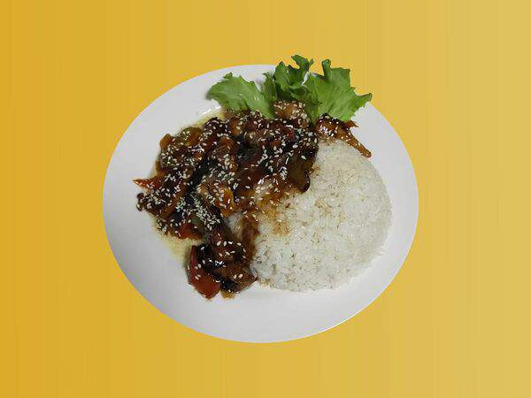 Дон Батон - Курица в соусе терияки с рисом