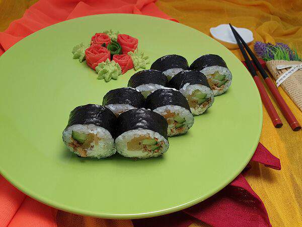 Exclusive Sushi - Самурай с копчёным палтусом