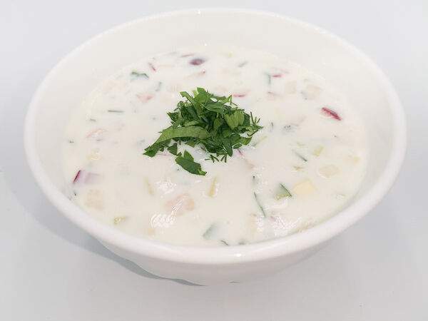 Грильфуд - Окрошечка на кефире с говядиной