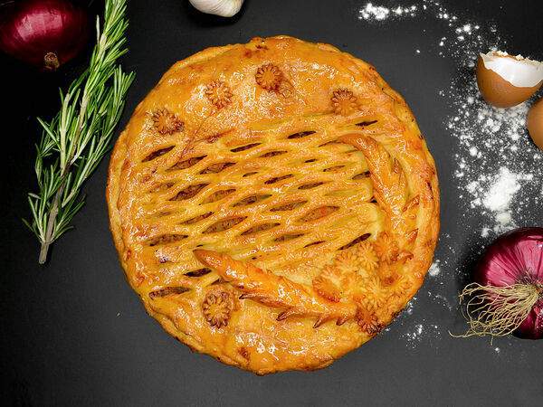 Настоящая пекарня - Пирог с курицей и грибами