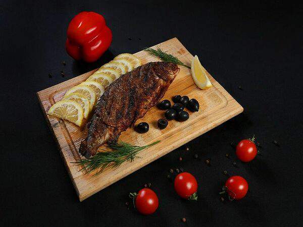 Шашлык на дровах - Форель на мангале