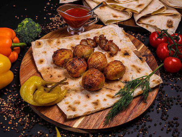 Шашлычная Марусино - Картофель на Мангале