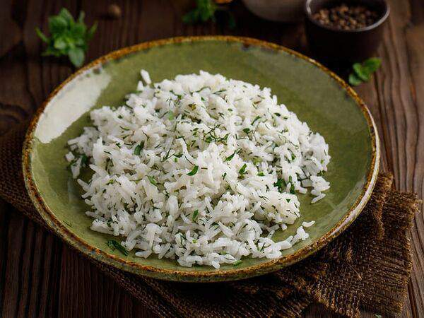 Охота на енота - Рис с зеленью