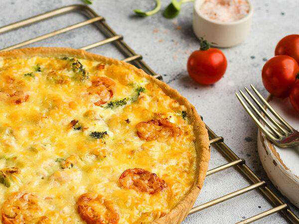 Время вкусных путешествий - Киш с красной рыбой и брокколи