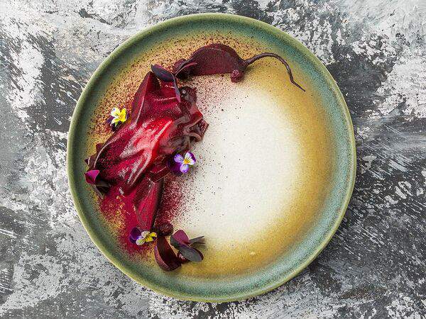 Art-Caviar - Томленая свекла с козьим сыром