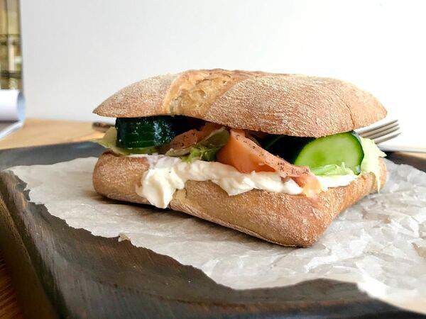 CoffeeВарим - Панини лосось и крем-чиз