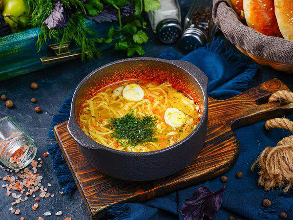 Самарканд - Куриный бульон с лапшой