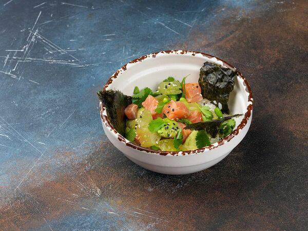 Тема Бар - Поке с лососем