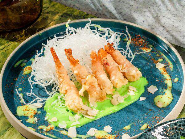 Джонни Ву - Тигровые креветки с соусом васаби