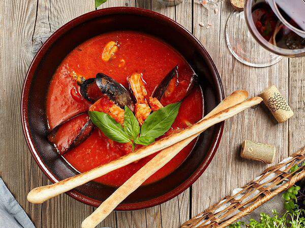 Liman - Сицилийский суп с треской и морепродуктами