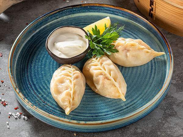 Чайхона №1 Тимура Ланского - Манты с лососем