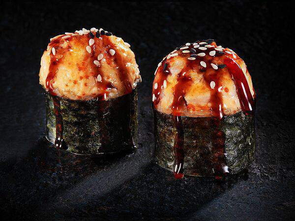 Воккер - Ролл запеченный с креветкой спайс