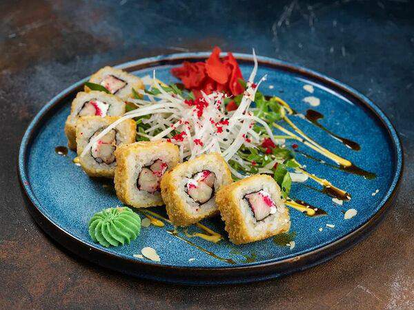 Тема Бар - Ролл темпура с окунем