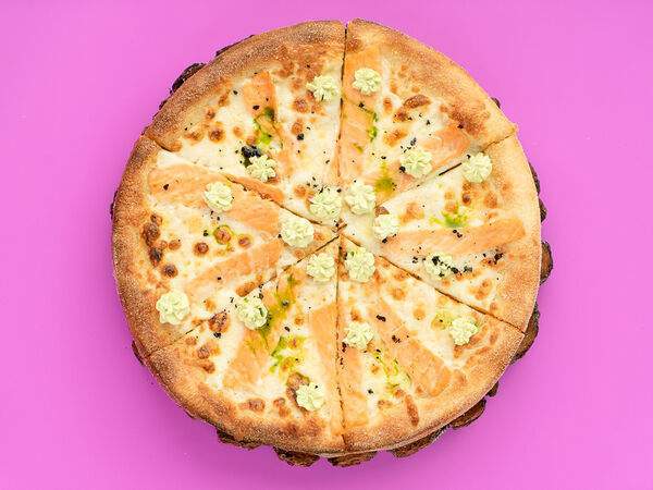 Food-n-Wood - Пицца Сливочная с лососем