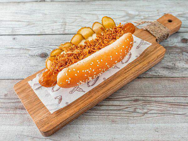 Шаурма, суши, хот-дог - Хот-Дог Датский с куриной колбаской