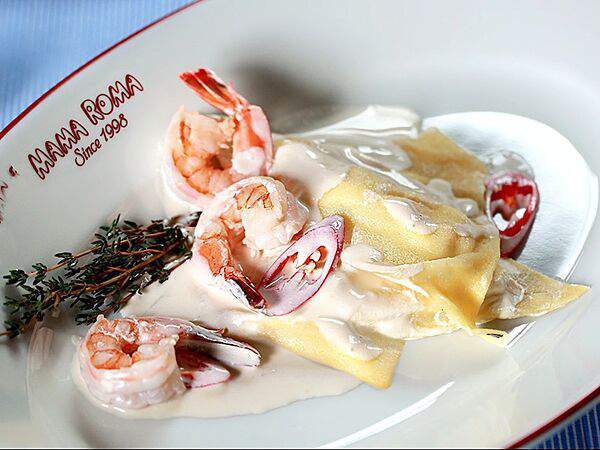 Mama Roma - Равиоли с тигровыми креветками
