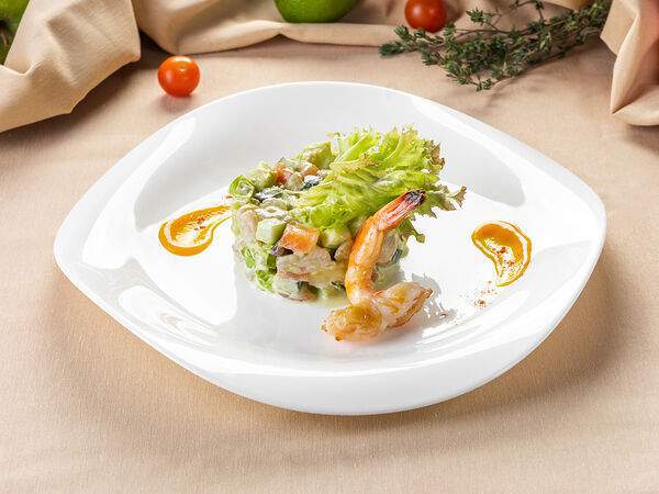 Стейк хаус Кантри паб - Салат Авокадо с морепродуктами