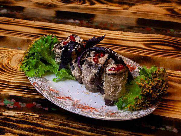 Хочу хачапури - Баклажан с грецкими орехами