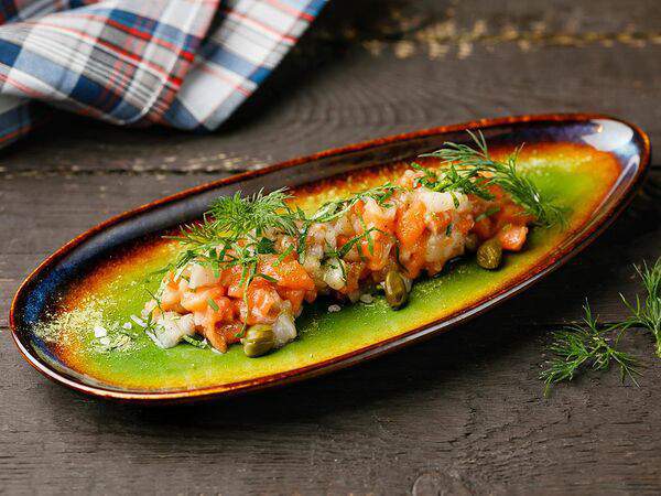 К папе на Pizza - Тартар из лосося