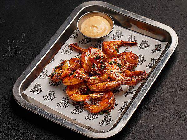 Ресторан честных цен - Жареные тигровые креветки