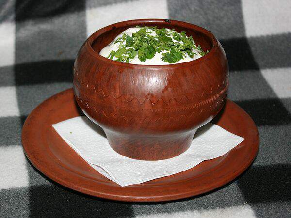 У Янки - Драники со свининой и лисичками