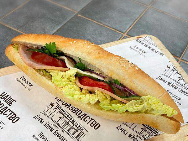 Наше производство - Сэндвич с ветчиной и сыром