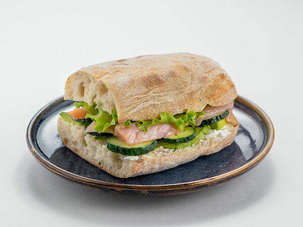 Розмарин - Сэндвич с семгой