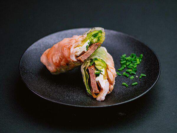 Noodle police - Спринг ролл с креветкой и уткой