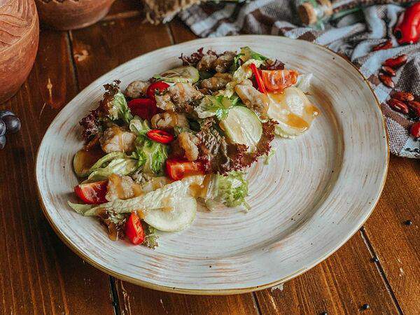 Хачапури и вино - С хрустящим цыплёнком