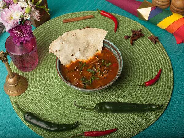 Кафе Кашмир - Суп Пападам