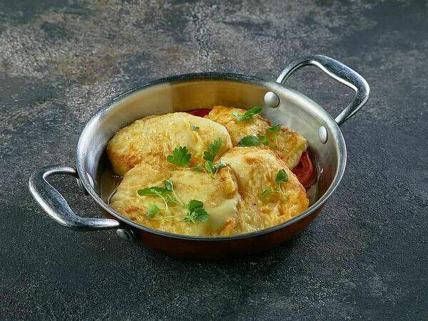 Баклажан Горьковская - Жареный сыр сулугуни