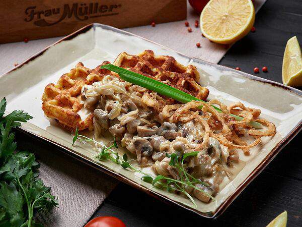 Фрау Мюллер - Фрикасе из цыплёнка с грибами