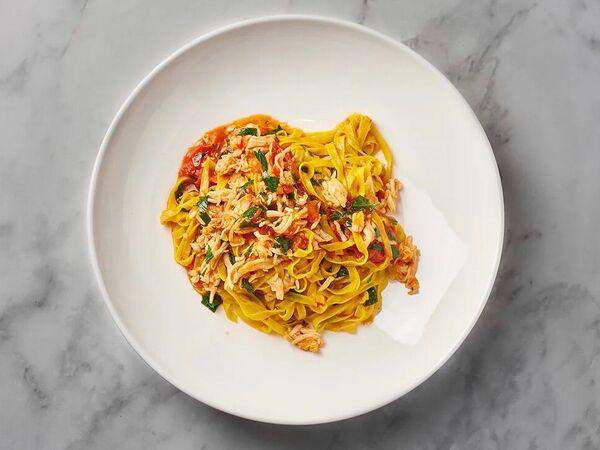 IL SOLO pizza & pasta - Таглиолини с крабом