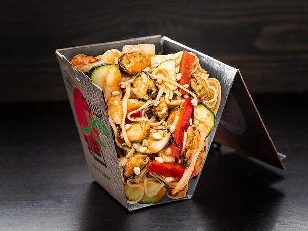 Суши хата - Лапша с морепродуктами