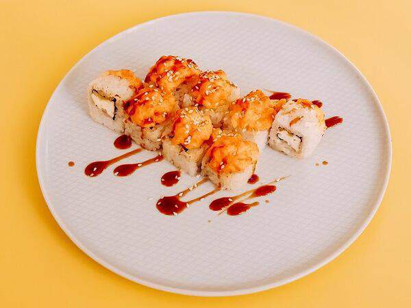 Важная Рыба - Запеченный ролл Спайси лосось