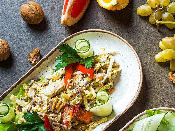 Чайхана Обишир - Салат Самарканд