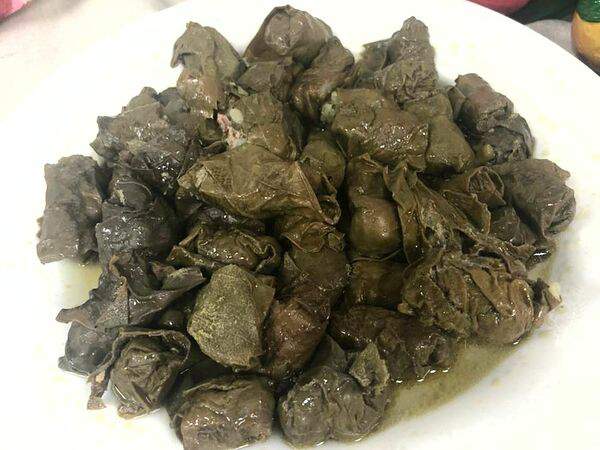 Донер кебаб - Долма из винoградных листьев