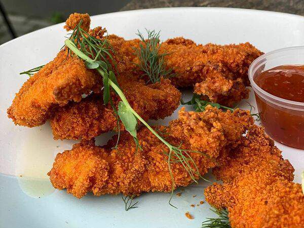 Сезон - Куриные стрипсы с соусом