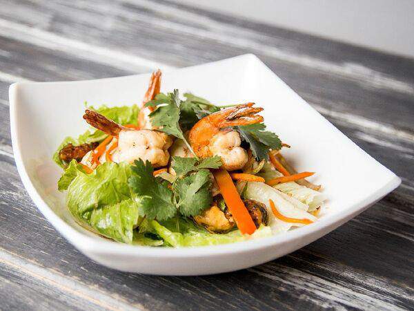 Авокадо - Салат с морепродуктами