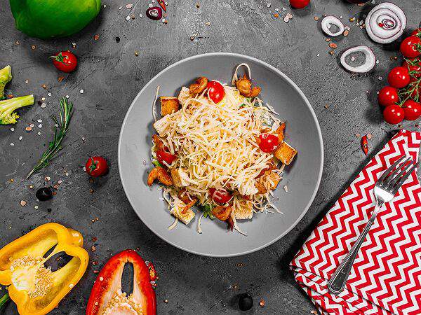 Суши-пати - Салат Цезарь с креветками