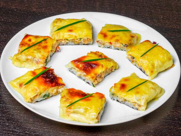 AzianA - Суши-Пицца с Курицей и грибами