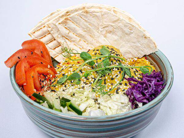 Vegan Day - Фалафель боул с хумусом