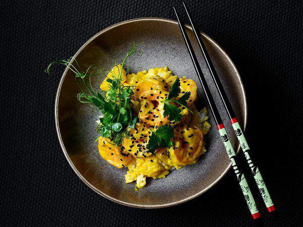 Foodmarket #FaceRoll - Креветки в соусе карри